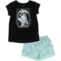Disney Minnie Mouse Lilo & Stitch Descendants Evie Uma Girls T-Shirt And French Terry Shorts Outfit Set Toddler To Big Kid -Family Style Shop GUEST 942f2f41 6ffc 44e0 8a49 035c4abfb324