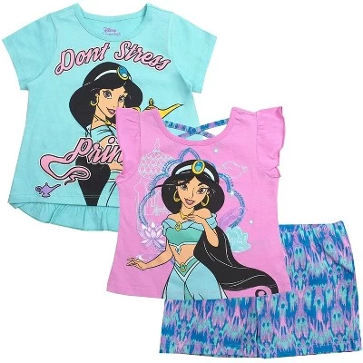 Disney Girl's 3-Pack Fancy Nancy Short Set With Tee, Tank Top And Print Shorts For Toddlers 18 Disney Girl's 3-Pack Fancy Nancy Short Set With Tee, Tank Top And Print Shorts For Toddlers - Image 16