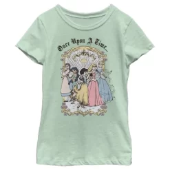 Girl's Disney Princesses Classic Once Upon A Time T-Shirt -Family Style Shop GUEST 952feeff dc13 4e4c a095 1ad753cd62df