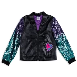 Disney Descendants Mal Sequin Zip Up Jacket Little Kid To Big Kid -Family Style Shop GUEST 953e90a0 a10b 4d42 92c0 eb937f9d7ee0