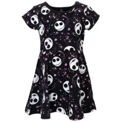 Disney Nightmare Before Christmas Jack Skellington Girls French Terry Skater Dress Toddler -Family Style Shop GUEST 9583d2fc 7a38 4834 a1e7 9e9612bab7a0