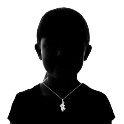 Disney Frozen Olaf The Snowman Fine Silver Plated Pendant Necklace, 16 + 2" -Family Style Shop GUEST 96033fda e30f 420b bd57 7b2c823c4311