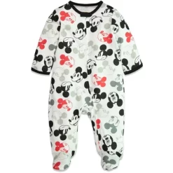 Disney Mickey Mouse Baby 2 Pack Zip Up Sleep N' Play Coveralls Newborn To Infant -Family Style Shop GUEST 9614ae89 f718 406d 8851 ca32d19a3862