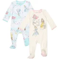 Disney Princess Ariel Cinderella Aurora Baby Girls 2 Pack Zip Up Sleep N' Play Coveralls Newborn To Infant 17 Disney Princess Ariel Cinderella Aurora Baby Girls 2 Pack Zip Up Sleep N' Play Coveralls Newborn To Infant -Family Style Shop GUEST 963d1285 7e03 49c4 b587 8cb164722a2c