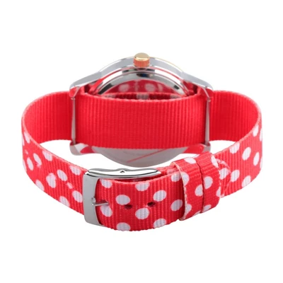 Women's Disney Minnie Mouse Two-Tone Alloy Watch - Red 4 Women's Disney Minnie Mouse Two-Tone Alloy Watch - Red - Image 2