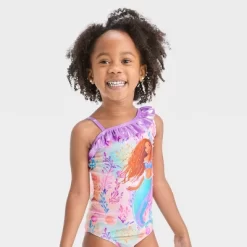 Toddler Girls' Disney Ariel One Piece Swimsuit - Purple -Family Style Shop GUEST 980810f2 da1b 42fe 8ef2 e137ce43ed6c