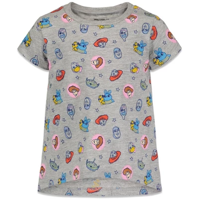 Disney Pixar Toy Story Bo Peep Jessie Girls 4 Pack T-Shirts Little Kid To Big Kid 9 Disney Pixar Toy Story Bo Peep Jessie Girls 4 Pack T-Shirts Little Kid To Big Kid - Image 7