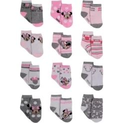 Disney Baby Girl 12 Pack Socks, Newborn Essentials For Girls (0-24M) -Family Style Shop GUEST 9a7a7333 d6c4 45c6 ac54 a555269a9b0f