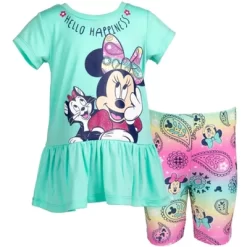 Disney Mickey Mouse & Friends Minnie Mouse Girls Graphic T-Shirt And Shorts Outfit Set Toddler -Family Style Shop GUEST 9ddc9c75 6540 4ae0 a497 0b2e91cc968e