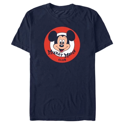 Men's Disney Mickey Mouse Club Mickey Face Logo T-Shirt 6 Men's Disney Mickey Mouse Club Mickey Face Logo T-Shirt - Image 4