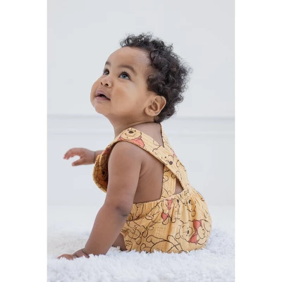 Disney Winnie The Pooh Mickey Mouse Goofy Donald Duck Baby Short Overalls Newborn To Infant 3 Disney Winnie The Pooh Mickey Mouse Goofy Donald Duck Baby Short Overalls Newborn To Infant