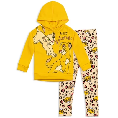 Disney Lion King Simba Baby Girls Fleece Pullover Hoodie & Leggings 10 Disney Lion King Simba Baby Girls Fleece Pullover Hoodie & Leggings - Image 8