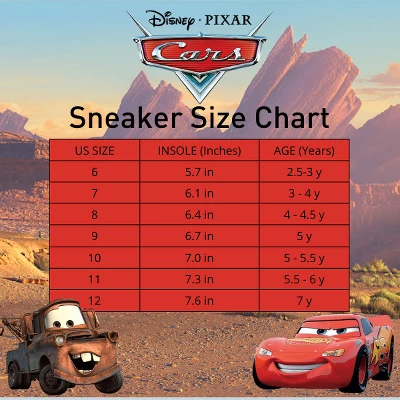 Disney Pixar Cars Boys W/ Two Red Lights Sneakers (Toddler) 9 Disney Pixar Cars Boys W/ Two Red Lights Sneakers (Toddler) - Image 7