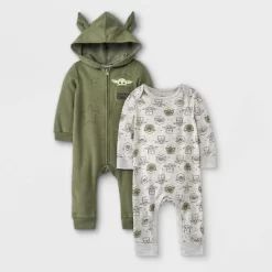 Disney Baby Boys' 2pc Star Wars Baby Yoda Fleece Top And Bottom Set - Olive Green -Family Style Shop GUEST a5273a4c 94b2 4c79 bb4d 17b5f8d13e66