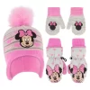 Disney Minnie Mouse Girls Winter Hat With Knit And Insulated Ski Mittens Set, Toddlers Ages 2-4 -Family Style Shop GUEST a52b465b 67e4 4e70 b2df 10e3736c33db