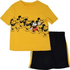 Disney Mickey Mouse Donald Duck Goofy Pluto Graphic T-Shirt And Mesh Shorts Outfit Set Infant To Little Kid -Family Style Shop GUEST a7c72c5f 77fb 4b7b b531 3fc57d96dc61