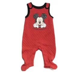 Disney Mickey Mouse Baby Bodysuit And Snap French Terry Overall Newborn To Infant -Family Style Shop GUEST a96fc6e6 dfce 4a2d b666 b2f563d6fc7d
