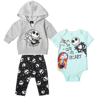 Disney Nightmare Before Christmas Oogie Boogie Fleece Pullover Hoodie Bodysuit & Pants 3 Pcs Outfit Set Newborn To Infant 10 Disney Nightmare Before Christmas Oogie Boogie Fleece Pullover Hoodie Bodysuit & Pants 3 Pcs Outfit Set Newborn To Infant - Image 8