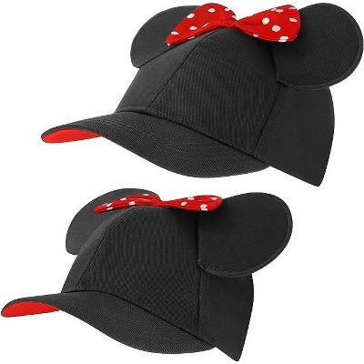 Disney Girls' Minnie Mouse Mommy And Me Baseball Caps - 2 Pack 7 Disney Girls' Minnie Mouse Mommy And Me Baseball Caps - 2 Pack - Image 5