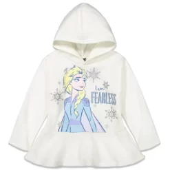 Disney Frozen Elsa Girls Fleece Hoodie And Leggings Outfit Set Little Kid To Big Kid