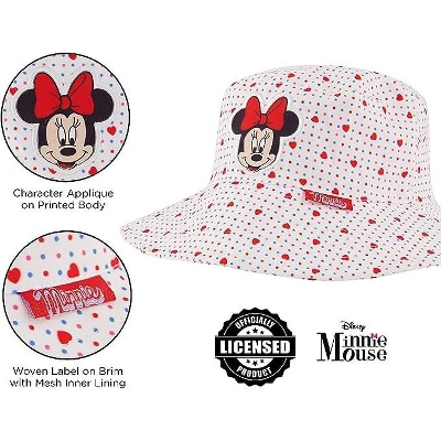Disney Minnie Mouse Girls Baseball Cap & Bucket Sunhat 5 Disney Minnie Mouse Girls Baseball Cap & Bucket Sunhat - Image 3