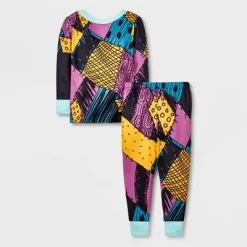 Toddler Girls' Disney The Nightmare Before Christmas Sally Pajama Set - Black -Family Style Shop GUEST ae957bcb d786 4fd7 8170 abaa0d71669a