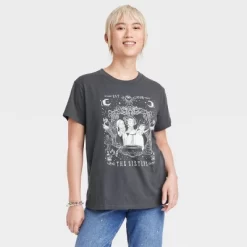 Disney Women's Halloween Hocus Pocus Short Sleeve Graphic T-Shirt - Black -Family Style Shop GUEST ae97aae5 4315 416c 9481 4090fca2ce8f