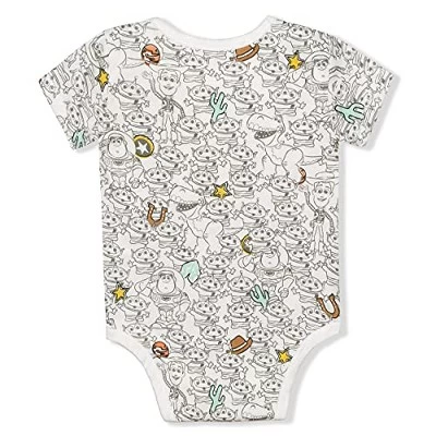 Disney Boy's 3-Pack Character Print Short Sleeve Bodysuit Creeper Set 6 Disney Boy's 3-Pack Character Print Short Sleeve Bodysuit Creeper Set - Image 4