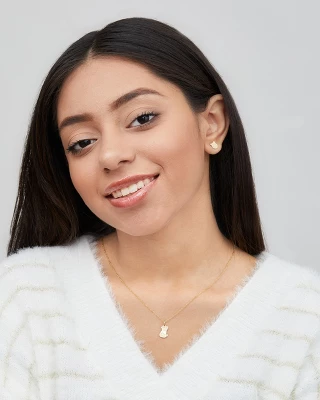 Disney Women Classics Winnie The Pooh 14k Gold Sitting Pooh Bear Pendant Necklace, 18'' 4 Disney Women Classics Winnie The Pooh 14k Gold Sitting Pooh Bear Pendant Necklace, 18'' - Image 2