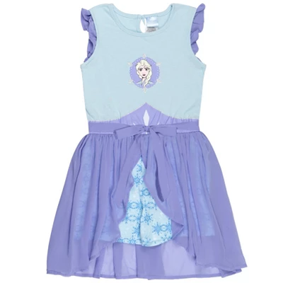 Disney Princess Moana Frozen Rapunzel Jasmine Belle Girls Romper And Skirt Little Kid To Big Kid 11 Disney Princess Moana Frozen Rapunzel Jasmine Belle Girls Romper And Skirt Little Kid To Big Kid - Image 9