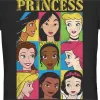 Junior's Disney Princess Distressed Close-Up Poster T-Shirt -Family Style Shop GUEST b0001b07 2d1e 4a10 8e70 cd94f1013efe