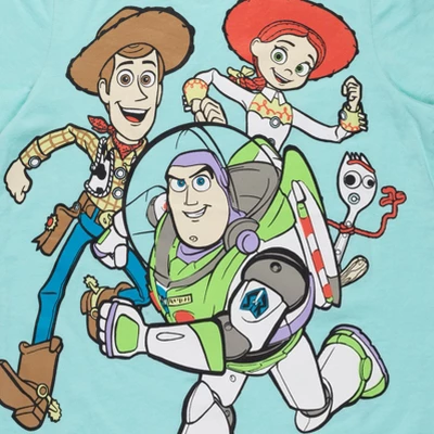 Disney Pixar Toy Story Forky Buzz Lightyear Woody Girls 3 Pack Graphic T-Shirts Little Kid To Big Kid 8 Disney Pixar Toy Story Forky Buzz Lightyear Woody Girls 3 Pack Graphic T-Shirts Little Kid To Big Kid - Image 6