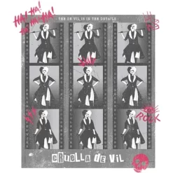 Disney Men's Cruella Photo Negatives T-Shirt - White - 3X Big Tall