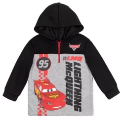 Disney Pixar Cars Lightning McQueen Toddler Boys Fleece Half-Zip Pullover Hoodie -Family Style Shop GUEST b1cb3e0c ca73 4ef6 91ce 6fecf8b2fa42