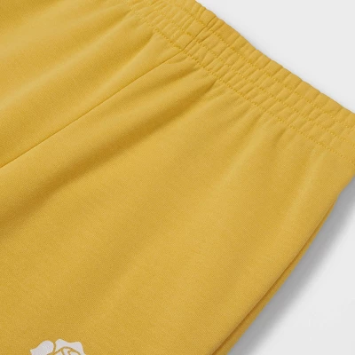 Girls' Disney Princess Belle Dreamy Fleece Sweatpants - Yellow 4 Girls' Disney Princess Belle Dreamy Fleece Sweatpants - Yellow - Image 2