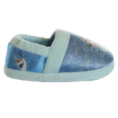 Disney Frozen Girl Slippers - Elsa And Anna Plush Lightweight Warm Comfort Soft Aline House Shoes – Ice Blue (sizes 5-12 Toddler-Little Kid) 5 Disney Frozen Girl Slippers - Elsa And Anna Plush Lightweight Warm Comfort Soft Aline House Shoes – Ice Blue (sizes 5-12 Toddler-Little Kid) - Image 3