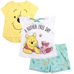 Disney Girl's 3-Pack Fancy Nancy Short Set With Tee, Tank Top And Print Shorts For Infants -Family Style Shop GUEST b2f93c81 ddc8 4410 9e72 88a521dacd2b