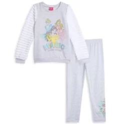Disney Princess Cinderella Aurora Belle Girls Graphic T-Shirt And Leggings Outfit Set -Family Style Shop GUEST b35b5d4b ec2a 4f24 8631 f3c4c551c3c7