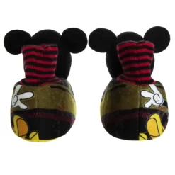 Disney Mickey Mouse 3D Slippers - Kids Cozy Plush Fuzzy Lightweight Warm Comfort Soft House Shoes - Mickey Red/black (size 5-12 Toddler - Little Kid) -Family Style Shop GUEST b40330d6 042e 4f4b 9917 9d93967069bf