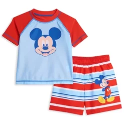 Disney Mickey Mouse Rash Guard And Swim Trunks Outfit Set Infant To Toddler -Family Style Shop GUEST b478cbaf 109d 4bfa 8cdd 76b6a037f379