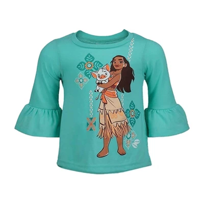 Disney Moana Girls T-Shirt And Leggings Outfit Set Little Kid To Big Kid 3 Disney Moana Girls T-Shirt And Leggings Outfit Set Little Kid To Big Kid