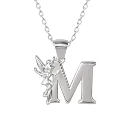 Disney Tinkerbell Initial Silver Pendant Necklace -Family Style Shop GUEST b6d3cbf9 c7b1 4e69 8bae 3a2fc8906cdc