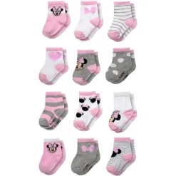 Disney Baby Girl 12 Pack Socks, Newborn Essentials For Girls (0-24M) -Family Style Shop GUEST b7934580 7167 4fce 9132 90513734065c