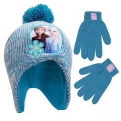 Disney Frozen Elsa And Anna Winter Hat And Kids Gloves Set, Little Girls Ages 4-7 -Family Style Shop GUEST b8837f2b 85d3 4059 92fc fadadbf1ff3a