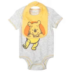 Disney Winnie The Pooh Baby Bodysuit Pants Bib And Hat 4 Piece Outfit Set Newborn To Infant -Family Style Shop GUEST b9ffe7ef 7c8f 40c5 805a f2f8327c5774