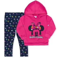 Disney Girl's 2-Pack Minnie Mouse Hooded Graphic Sweatshirt And Patterned Legging Pant Set For Kids -Family Style Shop GUEST ba1f926f b198 4014 a7ce 40271f931f7a