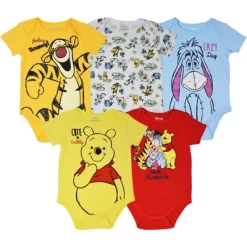 Disney Mickey Mouse Lion King Winnie The Pooh Pixar Toy Story Finding Nemo Baby 5 Pack Bodysuits Newborn To Infant -Family Style Shop GUEST bbd68aaa caf0 4354 ae8a 71bfde978ab4