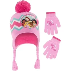 Disney Princess Winter Hat And Kids Mittens/ Gloves Set, Toddlers Age 2-4 -Family Style Shop GUEST bc088144 ce4f 4457 a219 137a35a6a340