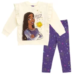 Disney Wish Asha Star Girls Fleece Sweatshirt And Pants Set Toddler To Little Kid -Family Style Shop GUEST bc57c34a 1fcc 449b be93 946d25d58b06