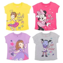 Disney Sofia The First Minnie Mouse Fancy Nancy Girls 4 Pack T-Shirts Toddler -Family Style Shop GUEST bd6d03eb 74b2 4a08 87fd da1c9fddd3af